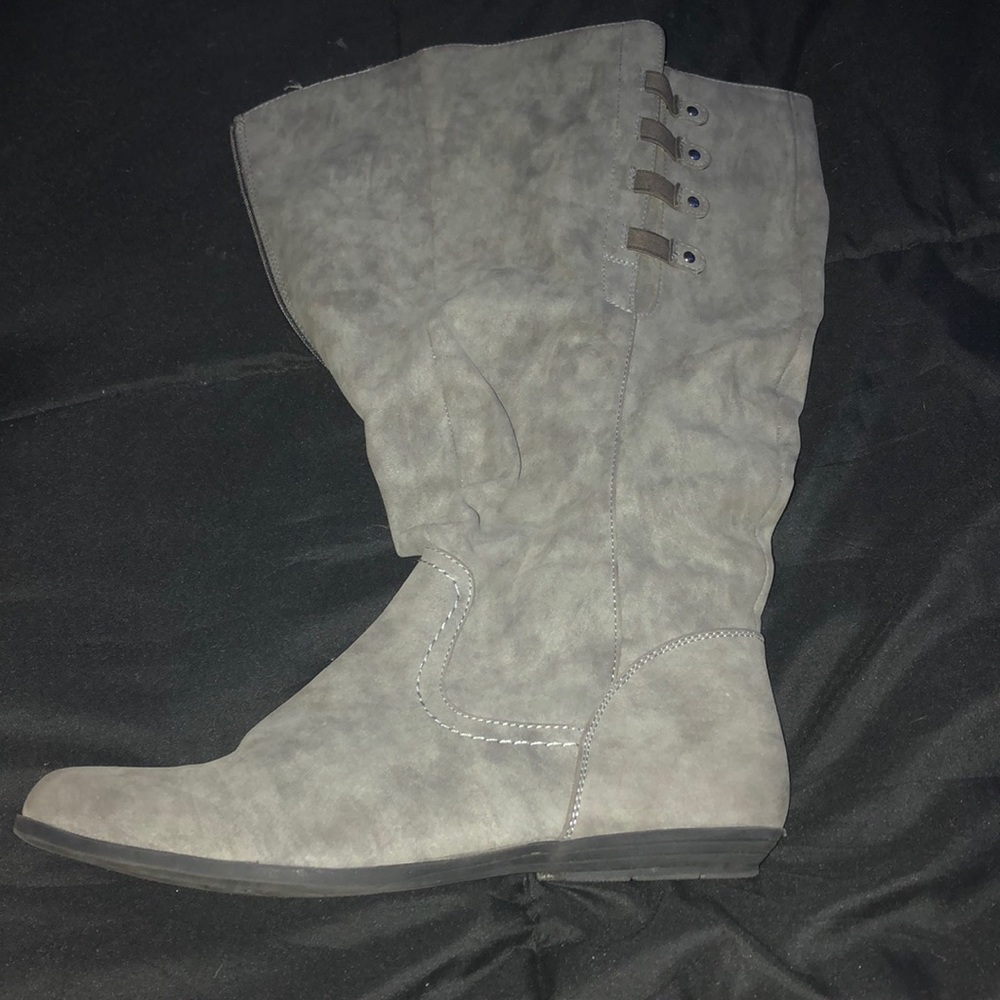 below knee high boots